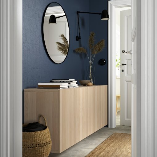 BESTÅ, wall-mounted cabinet combination, 180x42x64 cm, 294.124.87