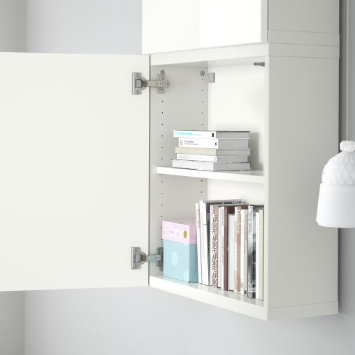 BESTÅ, wall cabinet with 2 doors, 60x22x128 cm, 294.219.53