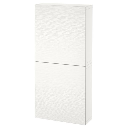 BESTÅ, wall cabinet with 2 doors, 60x22x128 cm, 294.219.72