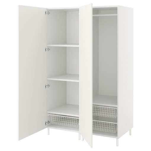 PLATSA, wardrobe with 2 doors, 120X57X191, 294.243.72