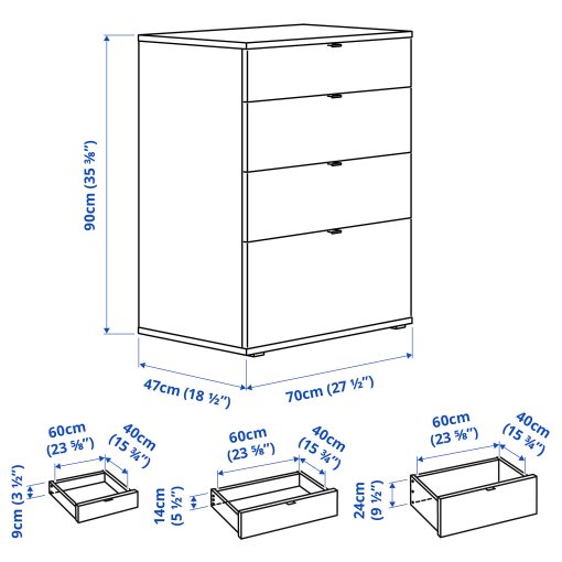 VIHALS, storage combination, 165x47x90 cm, 294.421.73
