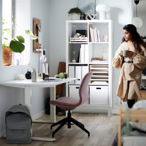 KALLAX, shelving unit with underframe, 77x164 cm, 294.426.15