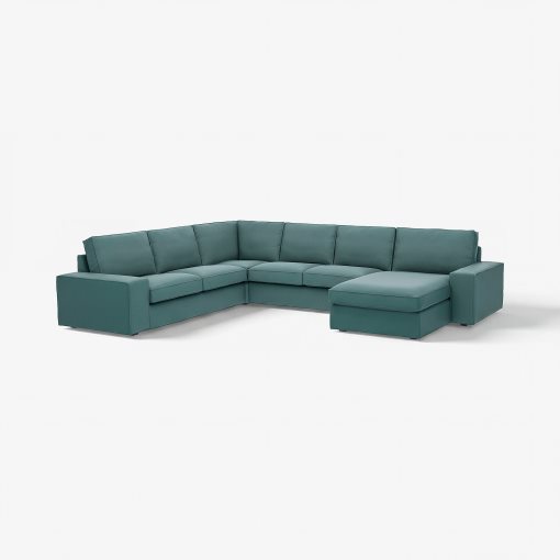 KIVIK, corner sofa, 5-seat with chaise longue, 294.430.21