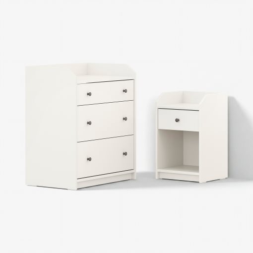 HAUGA, bedroom furniture, set of 2, 296.116.51