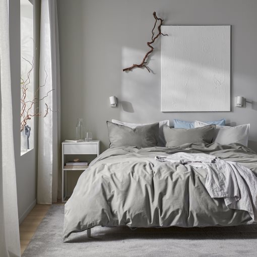 ÄNGSLILJA, quilt cover and pillowcase, 150x200/50x60 cm, 303.186.67