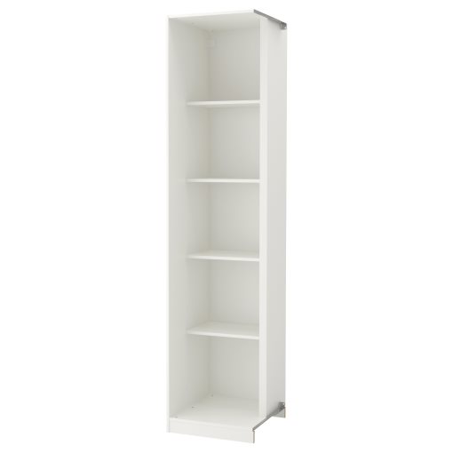 PAX, add-on corner unit with 4 shelves, 303.469.34