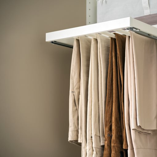 KOMPLEMENT, pull-out trouser hanger, 50x58 cm, 304.465.37