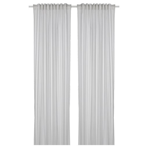 BYMOTT, curtains 120x300 cm, 1 pair, 304.666.86