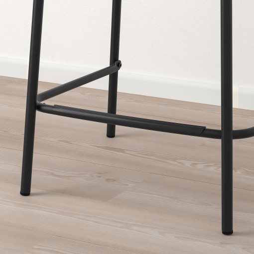 STIG, σκαμπό μπαρ με πλάτη, 63 cm, 304.984.18