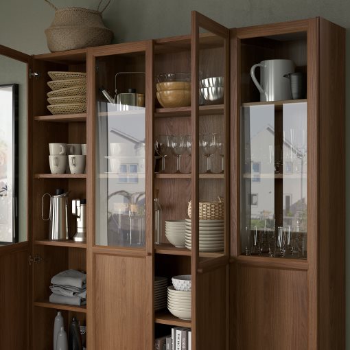 OXBERG, panel/glass door, 40x192 cm, 305.087.09