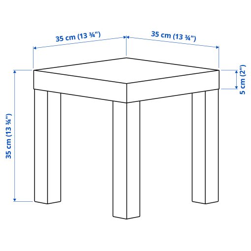 LACK, side table, 35x35 cm, 305.147.91
