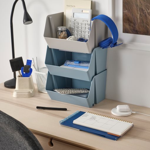 FODERTRÅG, organiser for desk/wall, 25x18x15 cm, 305.907.61