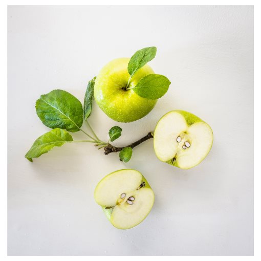 LOVSKOGSLUND, scented candle in glass/apple, 12 hr, 305.941.51
