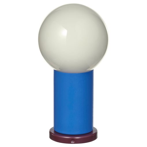 IKEA PS 2026, φορητό φωτιστικό με ενσωματωμένο φωτισμό LED, λειτουργία με μπαταρία/ρυθμιζόμενης έντασης, 22 cm, 306.135.69