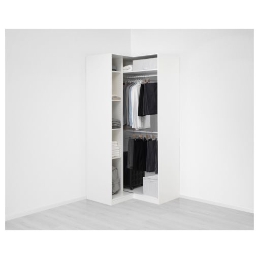 PAX, corner wardrobe, 111/111X236 cm, 392.185.12