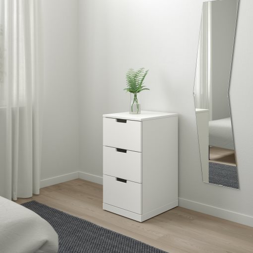 NORDLI, chest of 3 drawers, 40x76 cm, 392.398.35