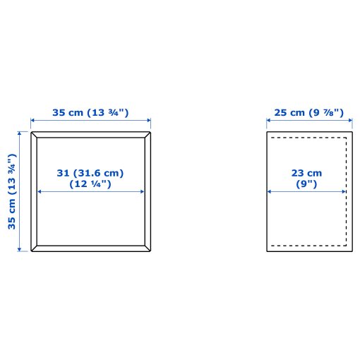 EKET, wall-mounted shelving unit, 392.858.27