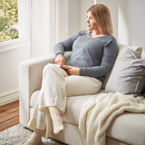 VIMLE, 3-seat sofa with headrest, 393.990.27