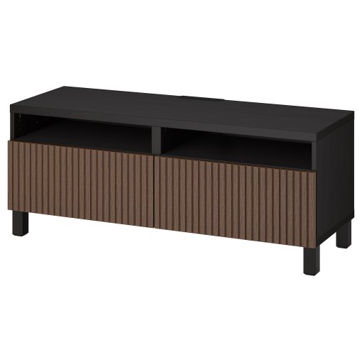 BESTÅ, TV bench with drawers push open, 120x42x48 cm, 394.200.19