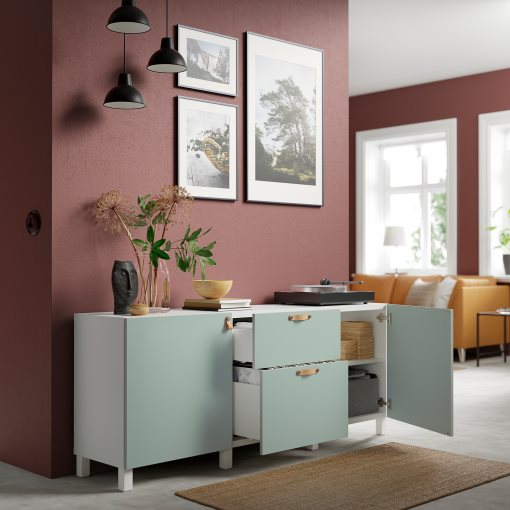 BESTÅ, storage combination with drawers push open, 180x42x74 cm, 394.218.58