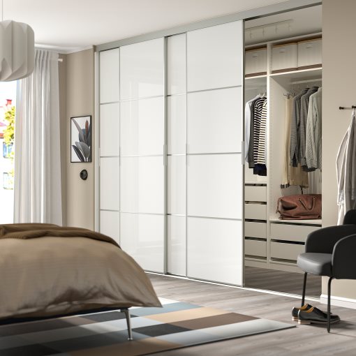 SKYTTA/FARVIK, sliding door combination, 326x240 cm, 394.240.41
