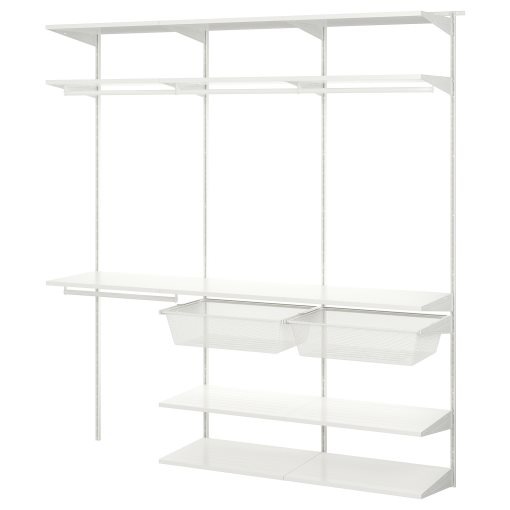 BOAXEL, wardrobe combination, 187x40x201 cm, 394.694.78