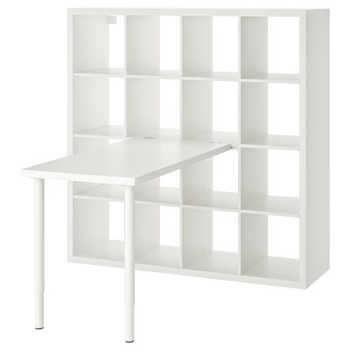 KALLAX/LINNMON, desk combination, 147x139x147 cm, 394.816.92