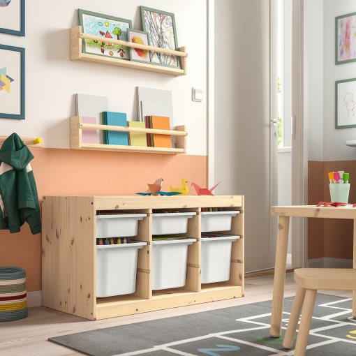 TROFAST, storage combination with boxes, 93x44x52 cm, 395.748.65