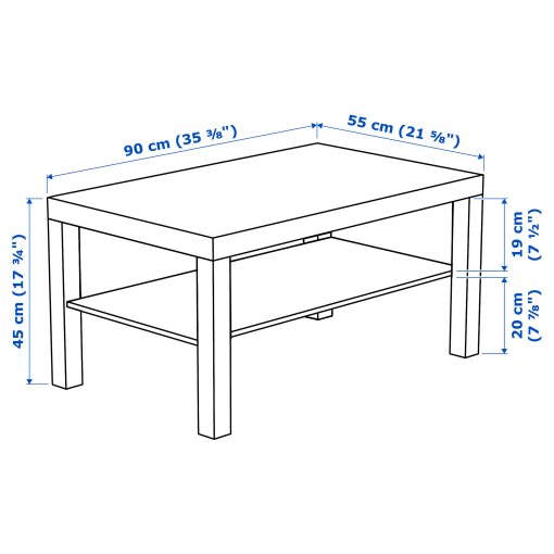 LACK, τραπέζι μέσης, 401.042.94