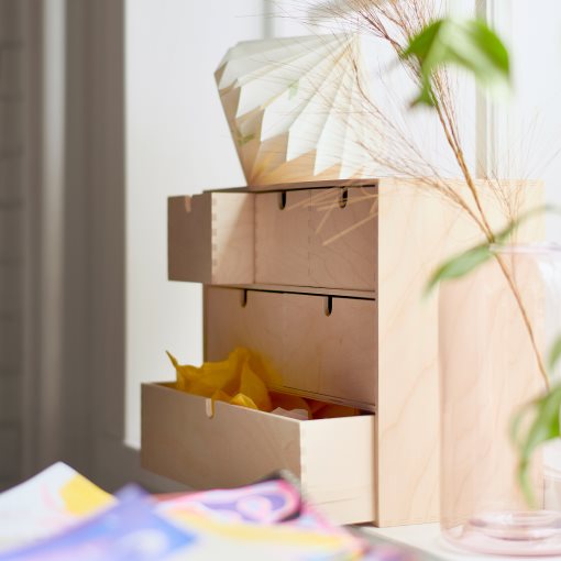 MOPPE, mini chest of drawers, 42x18x32 cm, 402.163.57