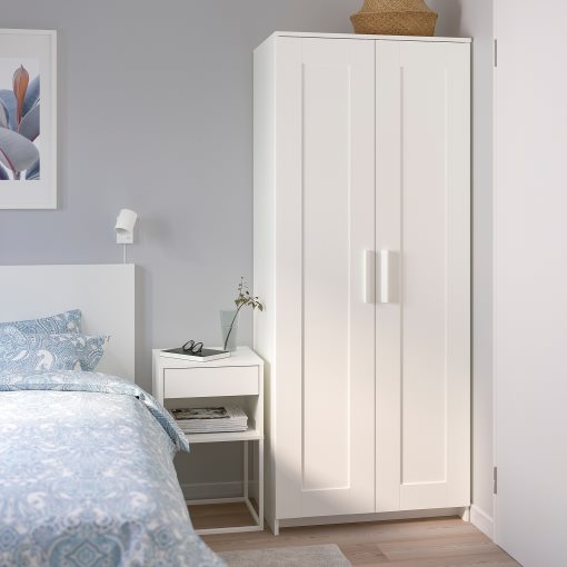 BRIMNES, wardrobe with 2 doors, 404.004.78