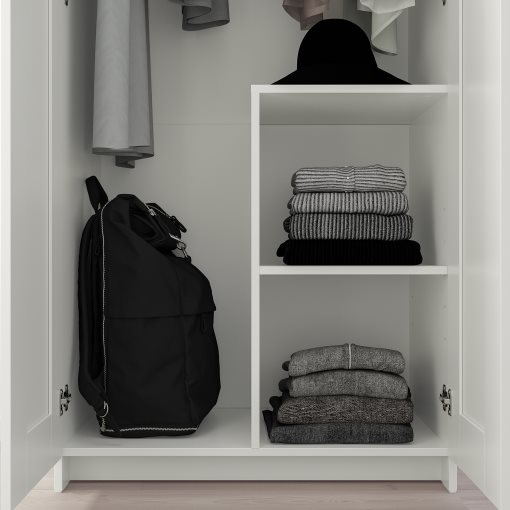BRIMNES, wardrobe with 2 doors, 404.004.78