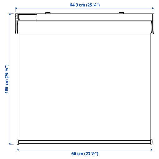 FYRTUR, block-out roller blind, wireless/battery-operated, 404.081.96