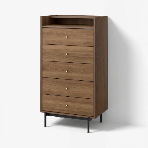 RÅDMANSÖ, chest of 5 drawers, 70x48x132 cm, 405.936.03