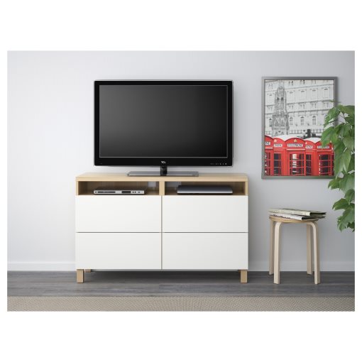 BESTÅ, έπιπλο TV με συρτάρια, 120x40x74 cm, 491.939.50