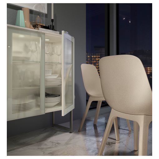 EKEDALEN/ODGER, τραπέζι και 2 καρέκλες, 80/120 cm, 492.214.01