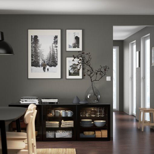 BESTÅ, storage combination with doors, 180x42x65 cm, 493.250.69