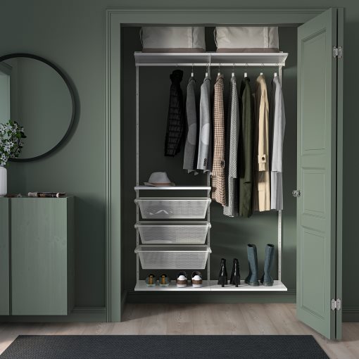 BOAXEL, wardrobe combination, 125x40x201 cm, 493.323.76
