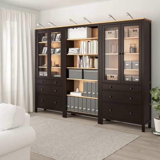 HEMNES, storage combination with doors/drawers, 493.365.67