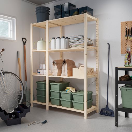 IVAR, 2 sections/shelves, 134x50x179 cm, 494.070.55