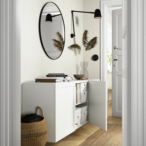 BESTÅ, wall-mounted cabinet combination, 180x42x64 cm, 494.259.12