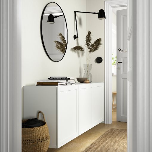 BESTÅ, wall-mounted cabinet combination, 180x42x64 cm, 494.259.12