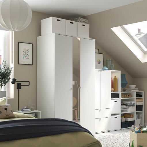 VIHALS, wardrobe combination, 305x57x200 cm, 494.421.91