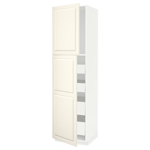 METOD, high cabinet with 2 doors/4 drawers, 60x60x220 cm, 494.682.18