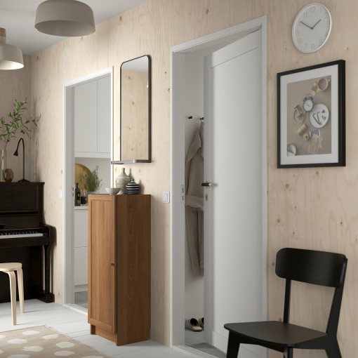 BILLY/OXBERG, bookcase with door, 40x30x106 cm, 494.832.90