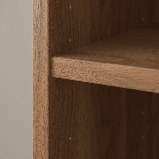 BILLY/OXBERG, bookcase with doors, 80x30x202 cm, 494.833.65