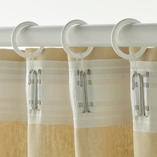 SYRLIG, curtain ring with clip and hook, 502.172.38