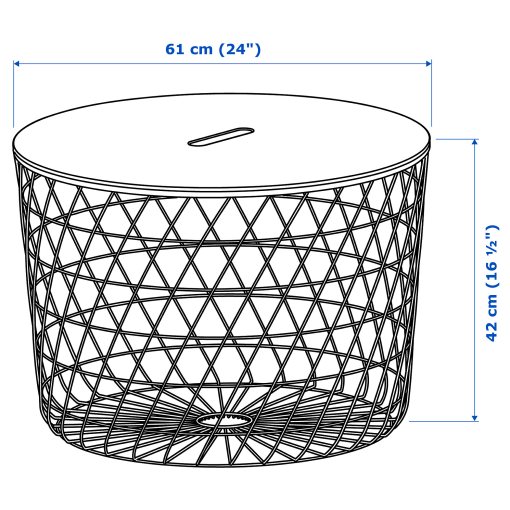 KVISTBRO, storage table, 503.222.39