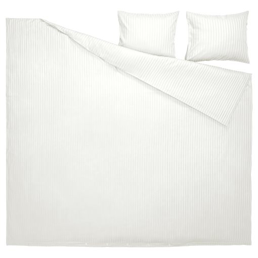 NATTJASMIN, παπλωματοθήκη και 2 μαξιλαροθήκες, 240x220/50x60 cm, 503.371.65