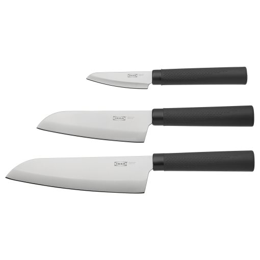 FORSLAG, 3-piece knife set, 503.468.29